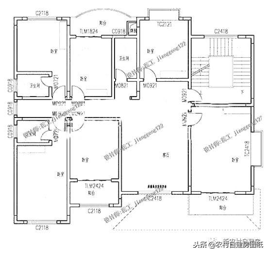 6款帶堂屋的農村別墅設計圖，2經典6奢華，造價都都不到30萬