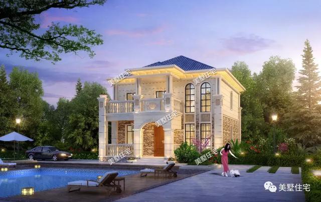 新款12.5X10米二層美墅，6臥4衛造價20萬，實用性毋庸置疑