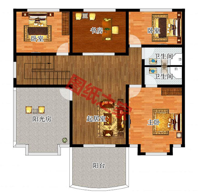 6套建房說二層別墅圖紙，建一棟最漂亮的農村二層小樓！