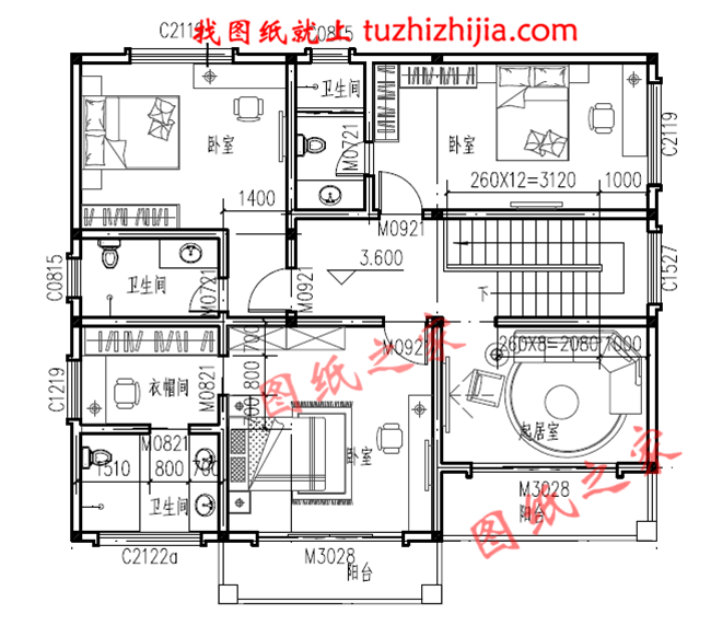 6套建房說二層別墅圖紙，建一棟最漂亮的農村二層小樓！