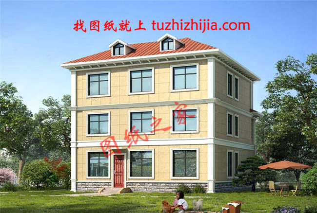 6套建房三層別墅圖紙，一家人幸福美滿得過日子！