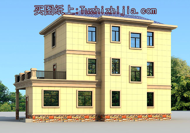 6套建房三層別墅圖紙，一家人幸福美滿得過日子！