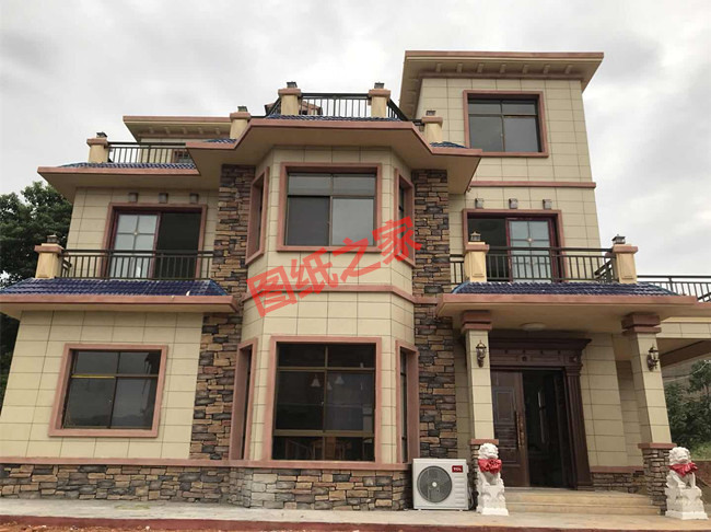 6套建房三層別墅圖紙，一家人幸福美滿得過日子！