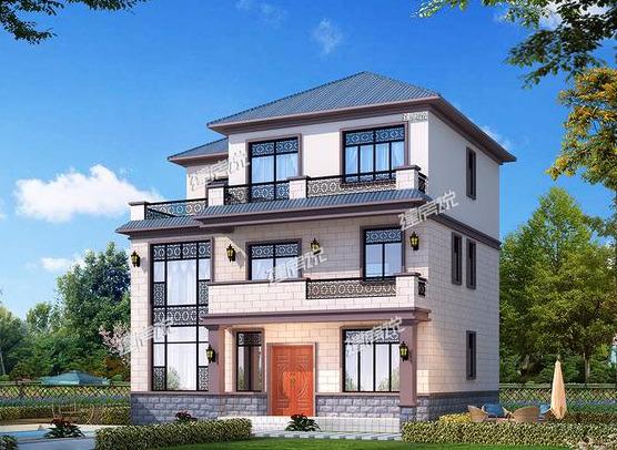 中式三層別墅設計圖紙，難得的好戶型，主體造價只要40萬