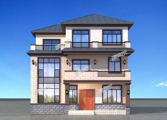 中式三層別墅設計圖紙，難得的好戶型，主體造價只要40萬