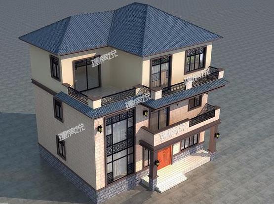 中式三層別墅設計圖紙，難得的好戶型，主體造價只要40萬