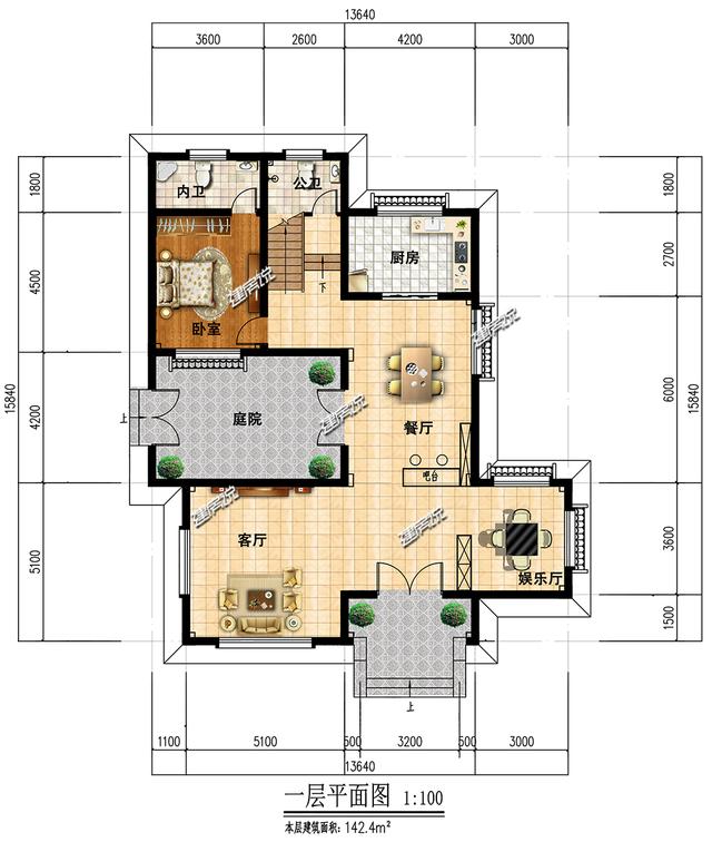 建了棟三層徽派別墅，我家是村里最美的，漂亮接地氣，享受極了