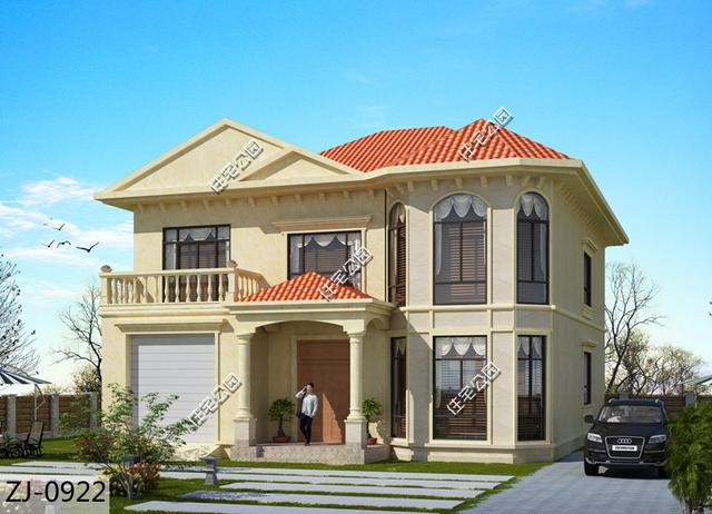 13X15米二層別墅設計，農村蓋別墅還是2層受歡迎，有圖有真相