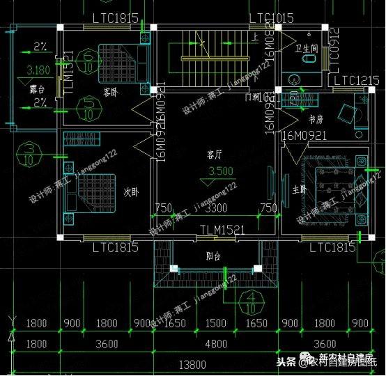 簡單大氣造價低的農村三層別墅設計圖，主體造價只要25萬，回家一建真氣派