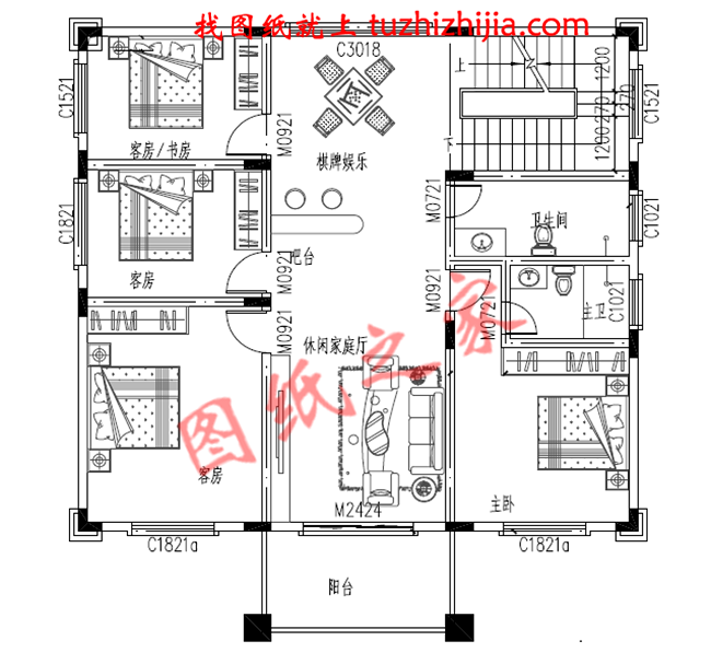 農村2層半現代別墅圖片大全，時尚漂亮、讓人羨慕！