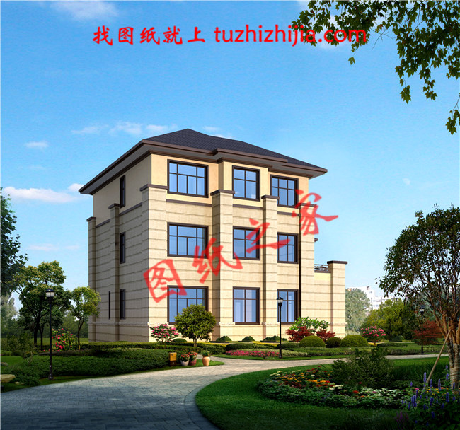 農村2層半現代別墅圖片大全，時尚漂亮、讓人羨慕！