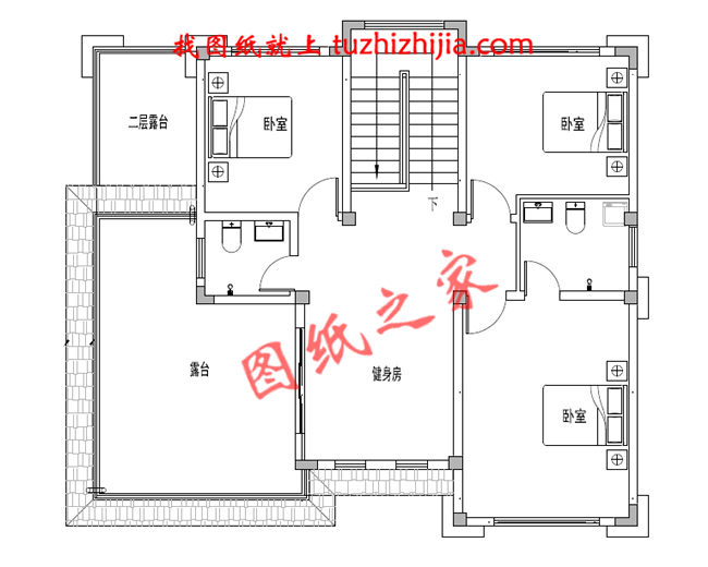 農村2層半現代別墅圖片大全，時尚漂亮、讓人羨慕！