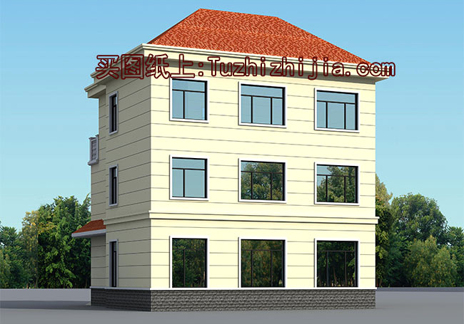 農村2層半現代別墅圖片大全，時尚漂亮、讓人羨慕！