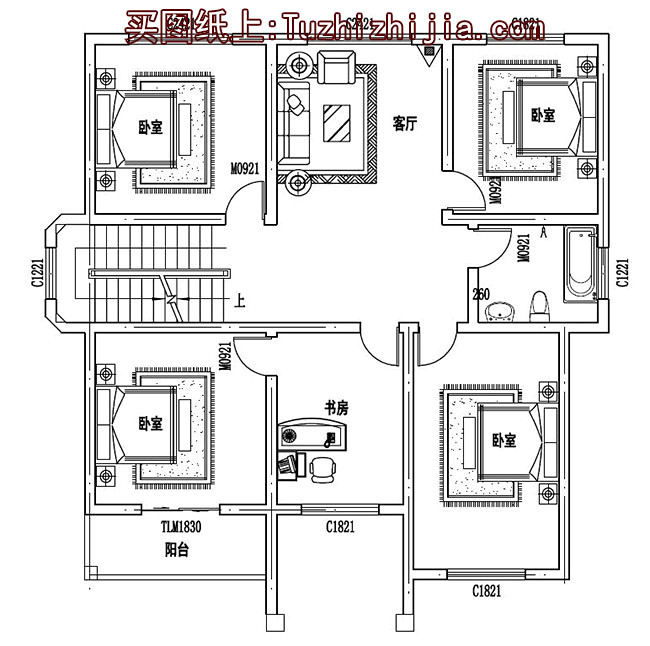 農村2層半現代別墅圖片大全，時尚漂亮、讓人羨慕！