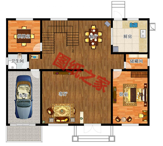 農村30萬別墅款式圖片及設計圖，耐看又實用的二層小別墅！