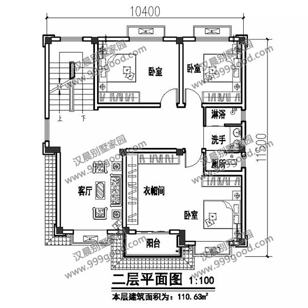 中風格三層別墅戶型圖，這就是未來最漂亮的農村房屋