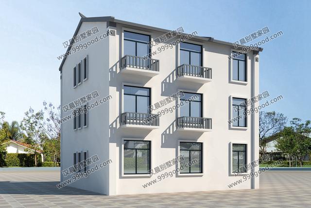 中風格三層別墅戶型圖，這就是未來最漂亮的農村房屋