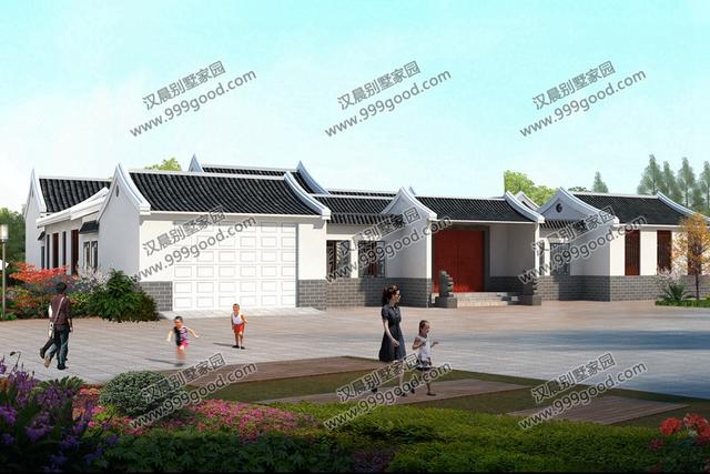 25X28米的一層別墅設(shè)計(jì)方案，超氣派的農(nóng)村養(yǎng)老房，你喜歡嗎？