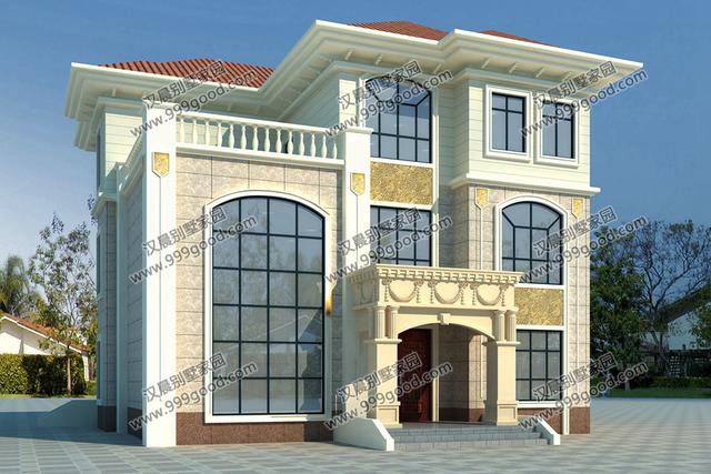 最適合農村的實用布局、方正戶型，兩套廣西自建522平農村別墅