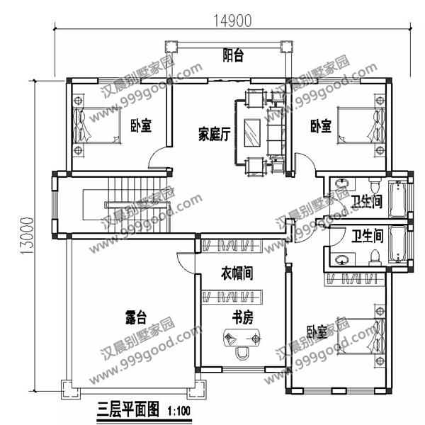 最適合農村的實用布局、方正戶型，兩套廣西自建522平農村別墅