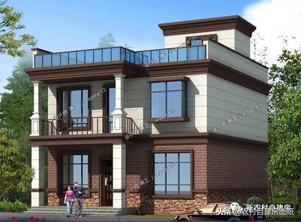 4套獨具美感的平屋頂農(nóng)村別墅設計，北方小伙也能建農(nóng)村豪宅