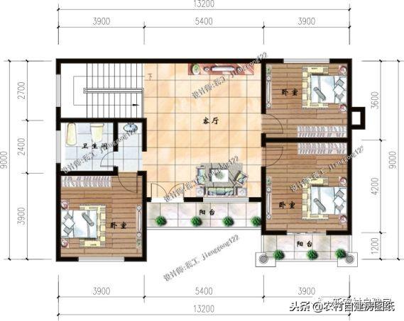 從這4套別墅設計中就能看出南北差異，第3套南北都可建