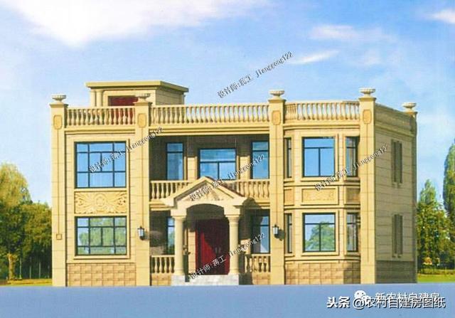 從這4套別墅設計中就能看出南北差異，第3套南北都可建