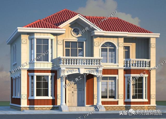 從這4套別墅設計中就能看出南北差異，第3套南北都可建