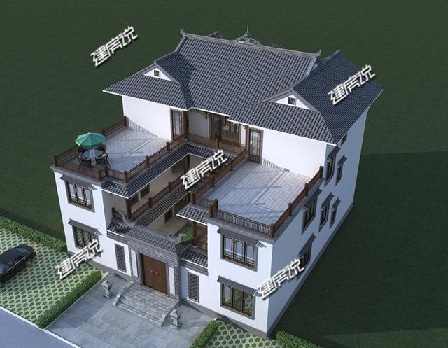 見了這棟最漂亮的四合院別墅，一下就成了全村的焦點，鄰居天天來串門