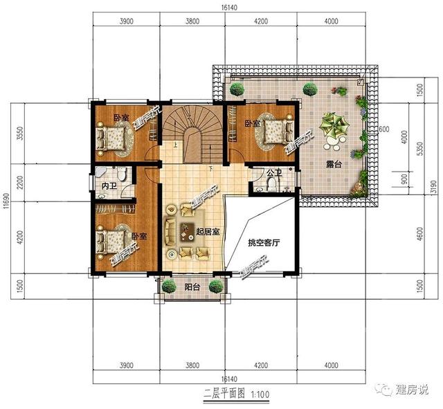 極具魅力的三層別墅設(shè)計，圖紙選的好，房子一定差不了