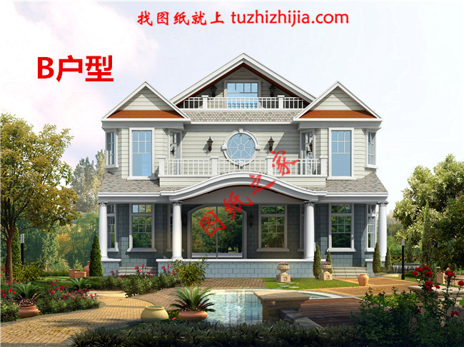 非常好看的農(nóng)村二層半別墅設(shè)計，建成后一定會被村里人踏破門檻！