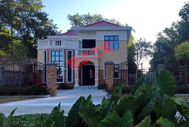 新農(nóng)村二層樓房圖片造價25萬設(shè)計，大家都能建起這么漂亮的小別墅！