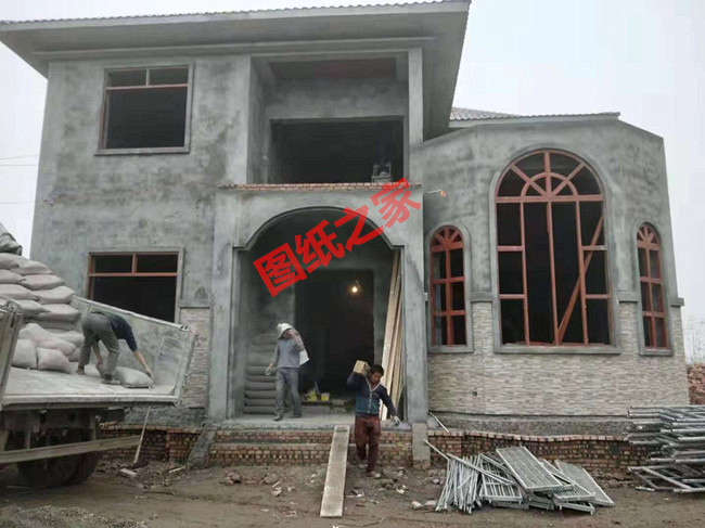 新農(nóng)村二層樓房圖片造價25萬設(shè)計，大家都能建起這么漂亮的小別墅！