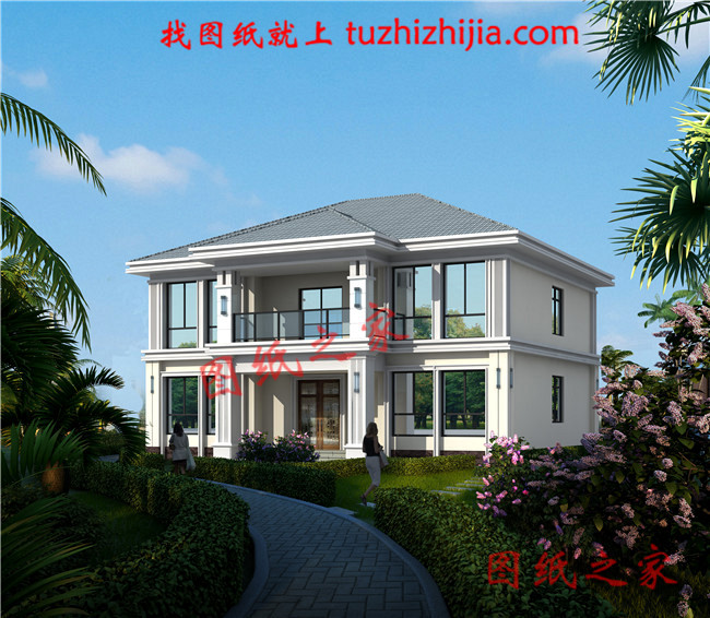 新農(nóng)村二層樓房圖片造價25萬設(shè)計，大家都能建起這么漂亮的小別墅！