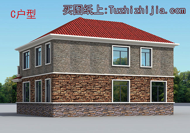 新農(nóng)村二層樓房圖片造價25萬設(shè)計，大家都能建起這么漂亮的小別墅！