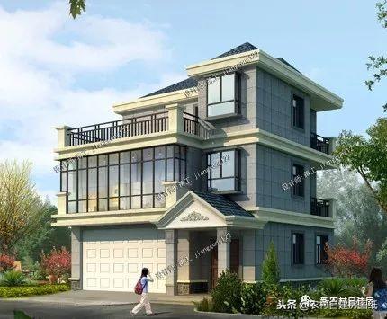 7套100平左右的農村別墅設計圖紙，4套二層3套三層，小戶型精致實用！