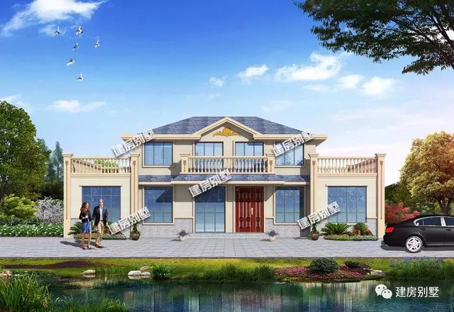 19×11米二層農村別墅設計圖紙，戶型大氣，老家的房子就該這樣建