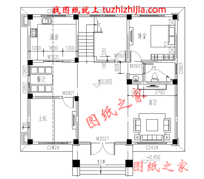 2026年新款別墅外觀圖三層戶型設計，適合人口較多的家庭修建！