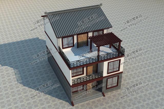 2套中式風(fēng)格農(nóng)村別墅戶型圖，看見了就挪不開眼，美爆了的民族風(fēng)！