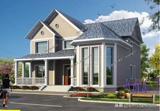 農(nóng)村自建房就是土氣？這2套新式二層小別墅設(shè)計，一定能顛覆你的觀念！