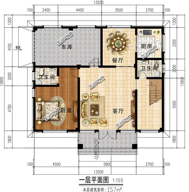 歐式豪華四層別墅設計圖，外型非常漂亮，建一棟在村里絕對拉風