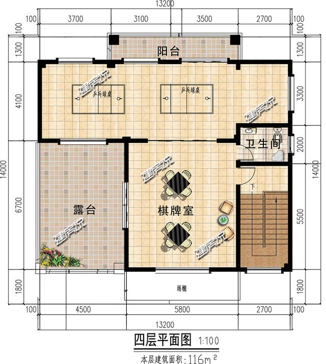 歐式豪華四層別墅設計圖，外型非常漂亮，建一棟在村里絕對拉風