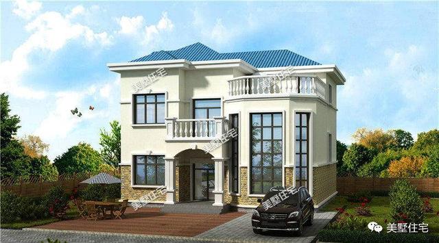 買房不如自建別墅，8套農村二層別墅設計，戶型方正，精致實用！