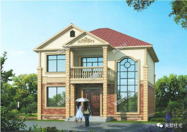 買房不如自建別墅，8套農村二層別墅設計，戶型方正，精致實用！