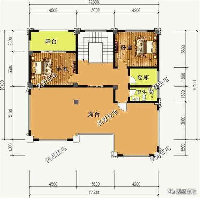 12×10米歐式別墅設計，一套二層、兩套三層，這樣的設計50年不過時