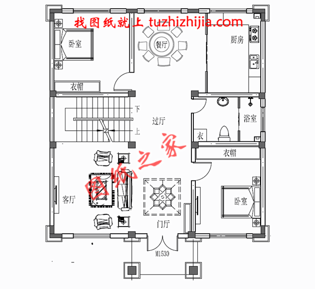 新農村二層半別墅設計圖，村里人看了都說好！