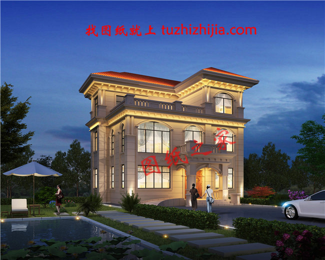 新農村二層半別墅設計圖，村里人看了都說好！