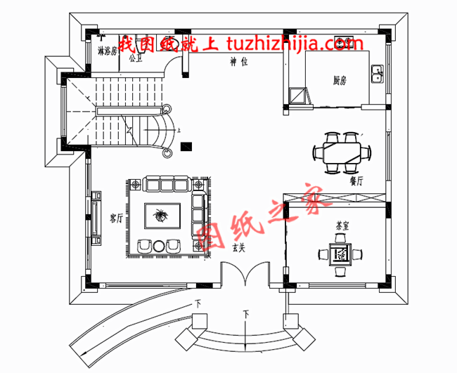 新農村二層半別墅設計圖，村里人看了都說好！