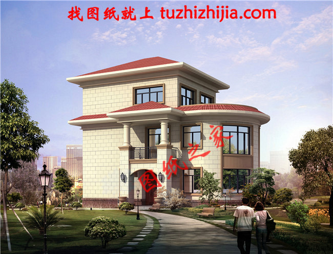 農村20萬三層別墅圖片，小戶型別墅也能這么大氣漂亮！