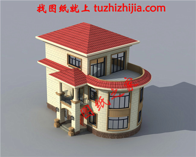 農村20萬三層別墅圖片，小戶型別墅也能這么大氣漂亮！